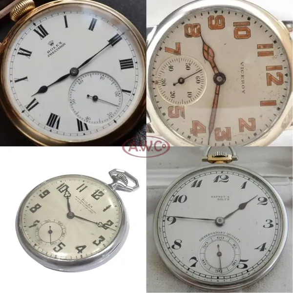 Rolex pocket dial reference — pocket rolex watch dials breguet hands example 1