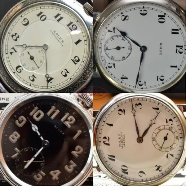 Rolex pocket dial reference — pocket rolex watch dials luminous non luminous 1