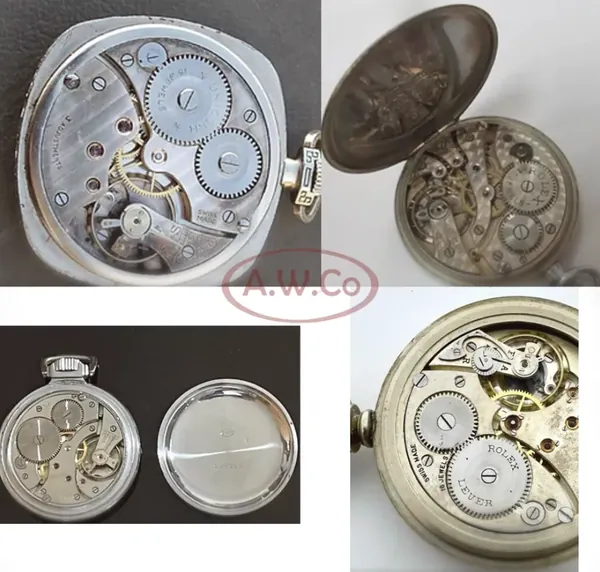 Rolex pocket movement reference — lever escapement jeweled movement