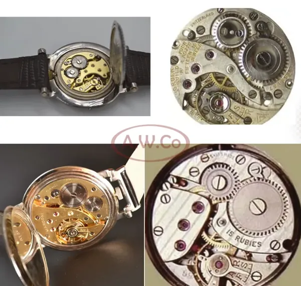 Rolex pocket movement reference — multi angle movement views