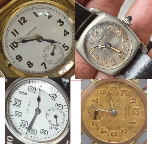 Rolex wrist dial reference — 001