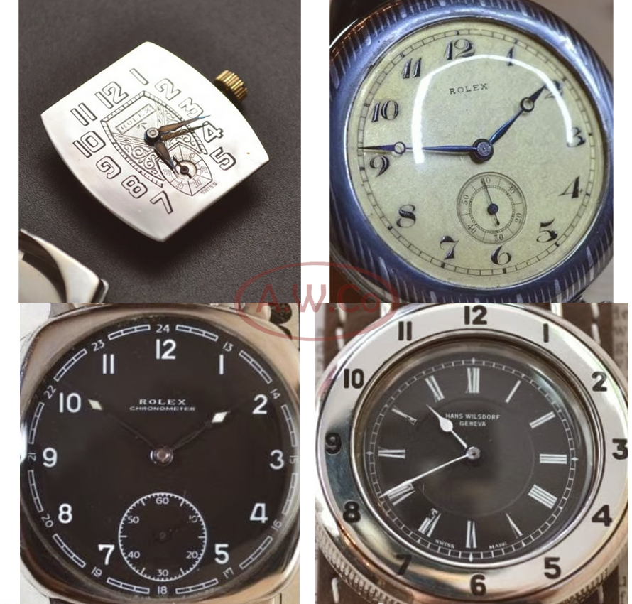Rolex wrist dial reference 4