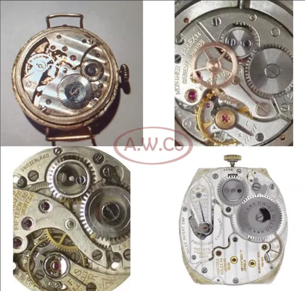 Rolex wrist movement reference — 012